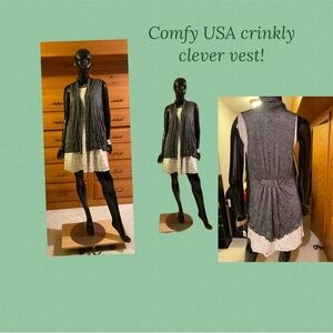 Comfy USA crinkly clever vest!